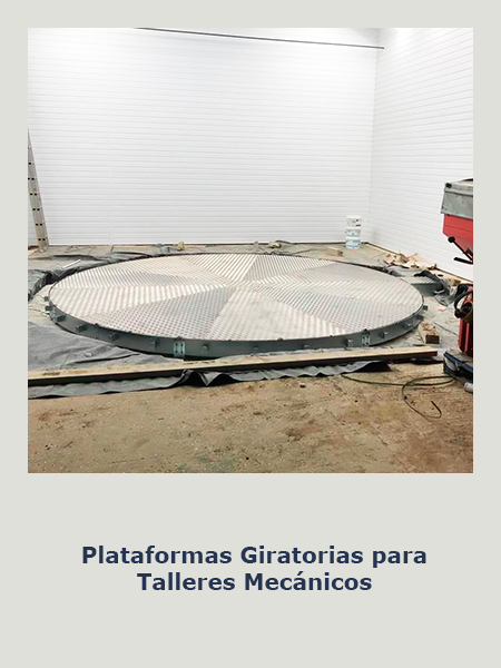 Plataformas Giratorias para Talleres Mecánicos